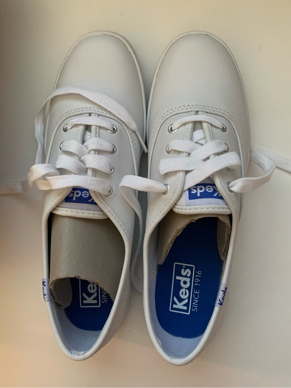 KEDS Champion Women's Original White Leather Sneaker 7-S *NIB*